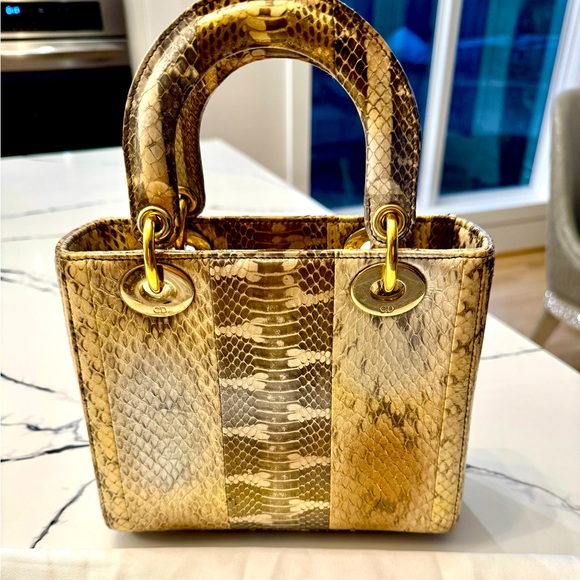 Dior python mini. Pristine condition - Picture 9 of 17
